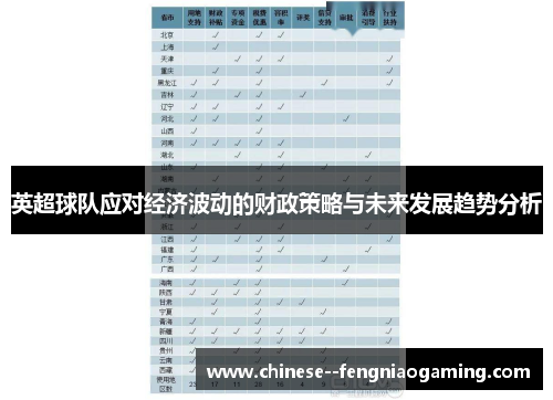 英超球队应对经济波动的财政策略与未来发展趋势分析